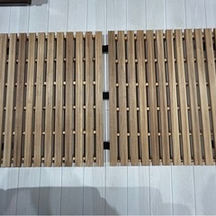桐すのこベッド 3式有の画像