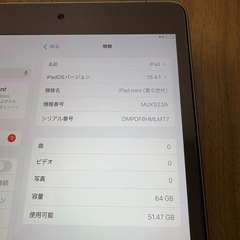 iPad mini 第五世代の画像