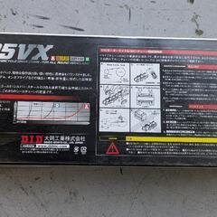 DID525VXチェーン新品106リンク　シルバーカシメの画像