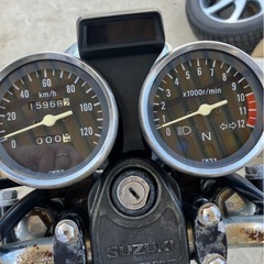 🏍️【実働・低走行】SUZUKI GN125H✨タンク内部錆なし＆綺麗！走行15,968km🔧カスタムベース・通勤通学に最適🔥経済的125ccバイク💨の画像