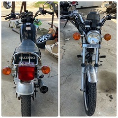 🏍️【実働・低走行】SUZUKI GN125H✨タンク内部錆なし＆綺麗！走行15,968km🔧カスタムベース・通勤通学に最適🔥経済的125ccバイク💨の画像