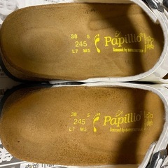 ビルケンシュトック　BIRKENSTOCK パピリオ　白　　厚底 の画像