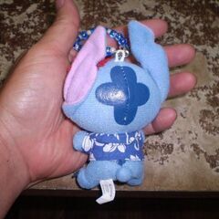 スティッチ　ぬいぐるみキーチェーンマスコットの画像