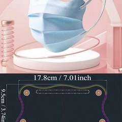  蝶デザイン フェイスマスク 50枚入×６パックの画像