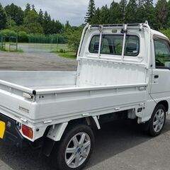 車検９年７月★農道ポルシェ サンバー軽トラ 4WD EL パワステ エアコンの画像