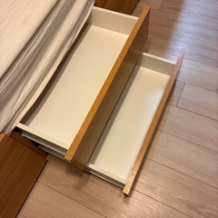 セミダブルベッド+マットレスの画像