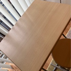 【美品】折りたたみデスク 椅子セットの画像
