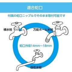 WATER GEAR(ウォーターギア) ホース ホースリール コンパクトリール 10m R110WGの画像