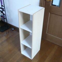 31. 【中古】細身3段ボックス 部屋の整理に キッチンの整理に...