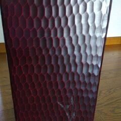 木彫り　ごみ箱の画像