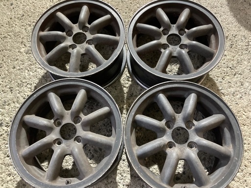 当時モノBR ブラックレーシング 14×6J 4H 100PCD+40 4本 希少品