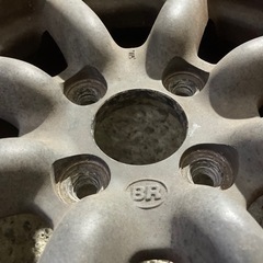 当時モノBR ブラックレーシング 14×6J 4H 100PCD+40 4本 希少品 ロードスター軽自動車 引っ張り コンパクトカーなどにもの画像