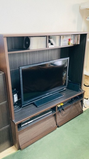 ニトリテレビ台/テレビボード(ブラウン) (Bonchan) 日吉本町の