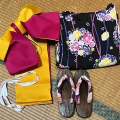作り帯付き🎀浴衣セット①の画像