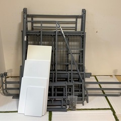 ロフトベッド　階段付き　2段ベッド　高さ調整可能の画像