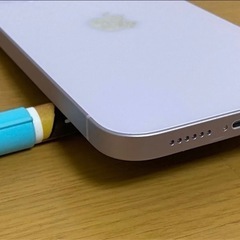 【美品、バッテリー100%】iPhone 14 Plus 128GB パープル +フィルム、カバー付きの画像