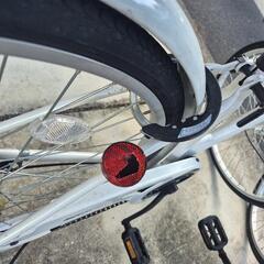 自転車　26インチ　白色の画像
