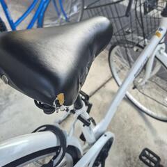 自転車　26インチ　白色の画像