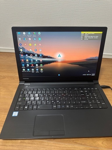 【東芝】AZ55 高性能i7 新品SSD256GB 8GB 黒 ノートPC 東芝AZ55/GB15.6型フルHD Core i7 世代8、SSD256GB,メモリ16GB