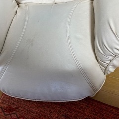 座椅子　白の画像