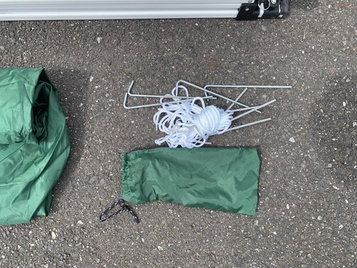 KANTAN TARP 240 カンタンタープ テント2.4x2.4 (わらび餅) 岩国