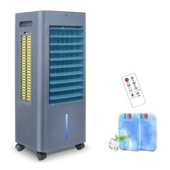 【定価13980円】冷風扇風機 8L 3段階風量 自動首振り 上部給水 タイマー機能付きの画像