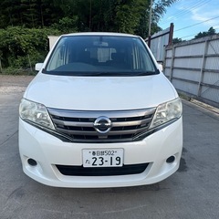 日産 セレナ ハイブリッド 平成25年式 車検8年9月 Alpineナビ フリップダウンモニター バックカメラ ETCの画像