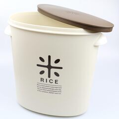 【新品】パール金属 米びつ 5kg 日本製 計量カップ付 の画像