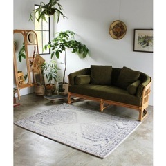 ACME Furniture アクメファニチャー MARIPOSA RUG マリポサ ラグ 127×164cm グレー(定価30500円)の画像