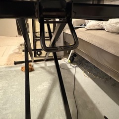昇降式テーブル　ダイニングテーブルの画像