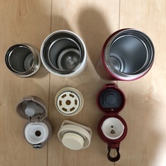 中古　ステンレスボトル3個セットの画像