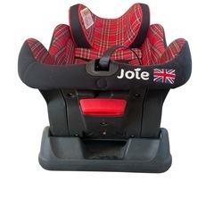 美品　joie steadi ステディ チャイルドシート レッド　赤　チェック柄の画像