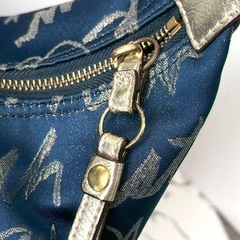 美品✨️COACH コーチ レディース ショルダーバッグ ハンド バッグ ブルー ハートの画像