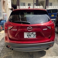 マツダ　CX-5 赤 2012 ディーゼルの画像