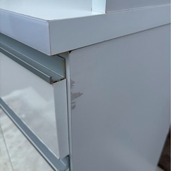 土井インテリヤ 食器棚 キッチンボード レンジボード H185.5の画像