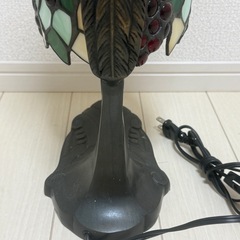 【中古品】アンティーク　ステンドグラス　デスクライトの画像