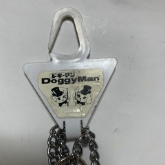 ドギーマン 小型犬～つなぎどめ用鎖 犬用鎖 リード ドッグチェーン 長さ約100cm メッキチェーン 未使用 の画像