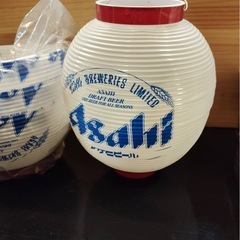 新品未使用　提灯　アサヒビール　4個の画像