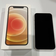 iPhone 12 mini ホワイト 128 GB SIMフリー　82%の画像