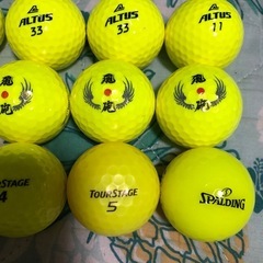 ゴルフボール　カラーボール　美品　12球　1ダースの画像