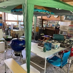 ワンタッチタープ　キャンプ用・自立式の画像
