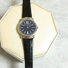 美品。BVLGARI　ソロテンポST35S ネイビー文字盤　ラグBVLGARI　腕時計の画像