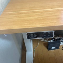 【電動昇降デスク】FlexiSpot E7（メープル天板・幅120cm）の画像