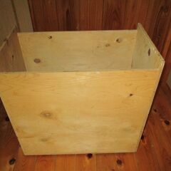 DIY 収納BOX : サイズmm 約:高さ560.奥行350.幅620.厚さ12 / ハンドメイド・活用用途いろいろの画像