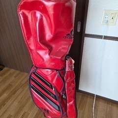 adidas キャディーバック　中古品の画像