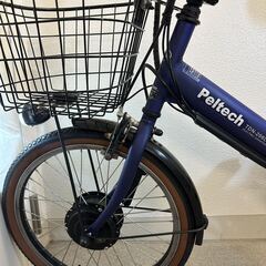 『配送可』最新型ＰＥＬＴＥＣＨ ペルテック ＴＤＮ－２０６Ｌ 折りたたみ電動アシスト自転車の画像