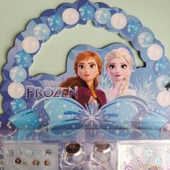 ♥️新品未使用♥️アナと雪の女王 ネイルチップセット おまけ付き　こども　おもちゃ　ごっこ遊びの画像