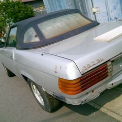 Mベンツ107-560SL.リサイクル.レストア-べ-ス及び部品取り-書類あり車の画像