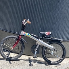 補助輪なし練習に最適！18インチ子供用自転車／軽くて扱いやすい◎5000円の画像