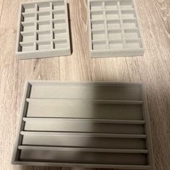 【無印良品】高見え◎ベロアジュエリーケース3点セットの画像